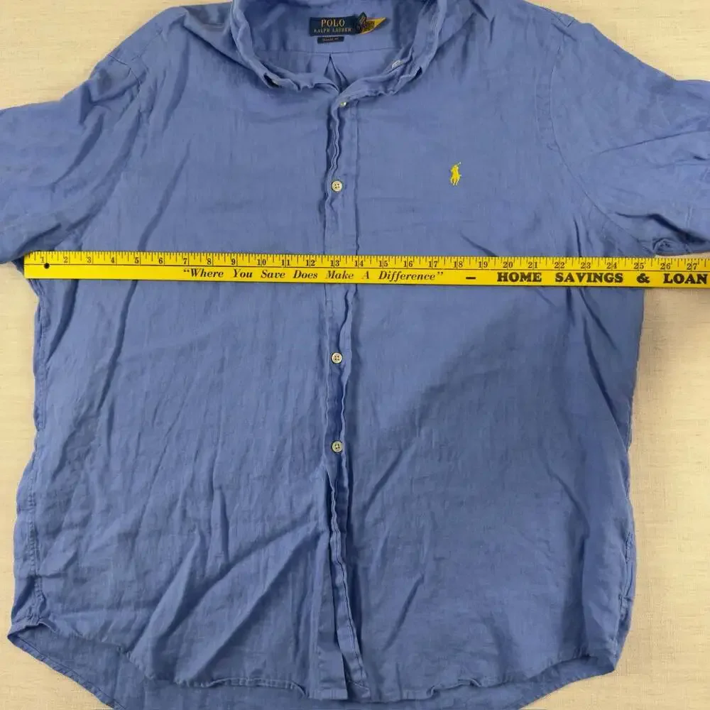 Polo Ralph Lauren Classic Fit Short Sleeve Linen Shirt
